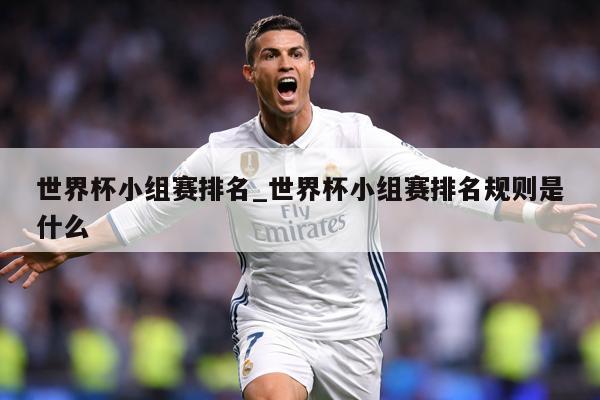 世界杯小组赛排名_世界杯小组赛排名规则是什么